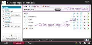 créer un page web